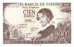 Spain 100  Pesetas 1965, AU/UNC (P-150a, B-616a) - 100 Peseten