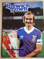 Programme Ipswich Town - AZ '67 Alkmaar - 27.9.1978- European Cup Winners Cup - Football Soccer Fussball Calcio Programm - Libros