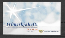 1997 MNH Iceland, Booklet Postfris - Libretti