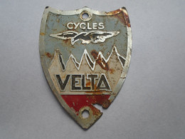 Plaque Vélo - Cycles  VELTA - Targhe Di Immatricolazione