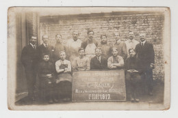 Molenbeek  CARTE PHOTO   Atelier De Construction  Raikem    Rue De Mayence  1917 - St-Jans-Molenbeek - Molenbeek-St-Jean