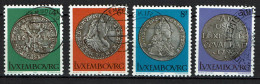 Luxembourg 1981 - YT 975/978 - Silver Coins, Monnaies, Münzen - Used Stamps