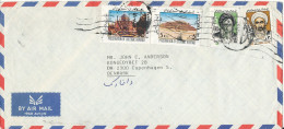 Iran Air Mail Cover Sent To Denmark - Iran