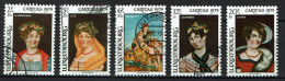 Luxembourg 1979 - YT 948/952 - Paintings Under Glass - Charity Issue - Oblitérés