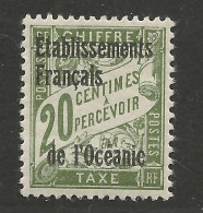 OCEANIE Taxe  N° 3 NEUF* CHARNIERE  / Hinge / MH - Postage Due