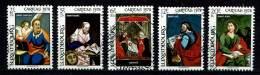 Luxembourg 1978 - YT 926/930 - Paintings Under Glass - Charity Issue - Usati