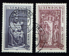 Luxembourg 1978 - YT 917/918 - EUROPA Stamps - Monuments - Usados