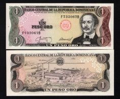 Dominicana 1 Peso 1987 Unc - Dominikanische Rep.