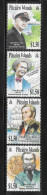 Pitcairn Islands 2002 Famous Men MNH - Pitcairn Islands