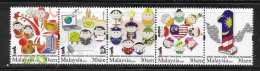 Malaysia 2009 Unity Traditional I Malaysia Strip MNH - Malaysia (1964-...)