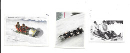EJ33 - VIGNETTES CHROMOS IMAGES DIVERSES - BOBSLEIGH SKELETON - Winter Sports
