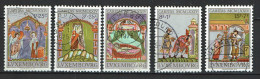 Luxembourg 1974 - YT 843/847 - Miniatures From Codex Aureus Epternacensis - Charity Issue - Used Stamps