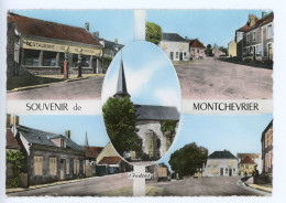 SOUVENIR DE MONTCHEVRIER RESTAURANT CAFE ALIMENTATION PTT 1963 - Other & Unclassified