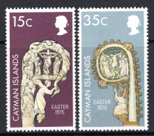 Cayman Islands 1975 Easter Set MNH (SG 389-390) - Cayman Islands