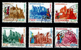 Luxembourg 1970 - YT 764/769 - Castles - Charity Issue, Demeures Féodales - Used Stamps