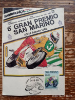 SAN MARINO 6° GRAN PREMIO 1986 - Automovilismo - F1