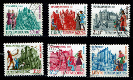 Luxembourg 1969 - YT 748/753 - Castles - Charity Issue, Demeures Féodales - Usados