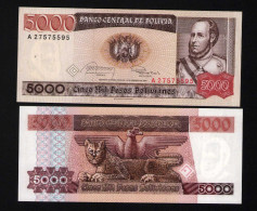 Bolivia 5000 Pesos Unc - Bolivien