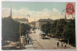 CPA 1907 Lettonie Riga (Russie) Tramway Alexander Boulevard - W. Bitorowicz Louis D'Albenque Agen - Lettonie