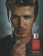 Publicité Papier - Advertising Paper - Intense Instinct De David Beckham - Publicités Parfum (journaux)