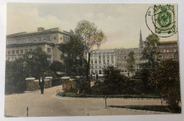 CPA 1907 Lettonie Riga (Russie) Théâtre Theater - W. Bitorowicz Louis D'Albenque Agen - Lettonie