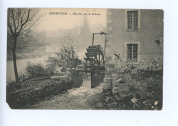 ARGENTON MOULIN SUR LA CREUSE ROUE A AUBE - Altri & Non Classificati