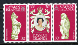 Cayman Islands 1978 25th Anniversary Of Coronation Of QEII Set MNH (SG 468-470) - Cayman Islands