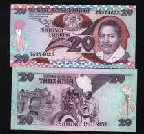 Tanzania 20 Shiling Unc - Tanzanie