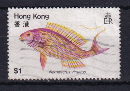 Hong Kong: 1981   Fishes   SG396   $1   Used  - Usati