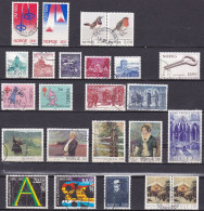 NO097B – NORVEGE - NORWAY – 1982 – FULL YEAR SET – Y&T # 809/831 USED 14,25 € - Usados