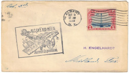 USA - États-Unis - New York - Albany - Air Mail - Aircraft Exposition - Albany Air-meet - 1928 - 1c. 1918-1940 Storia Postale