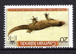 Cayman Islands 1981 Reptiles & Amphibians - Wmk. Crown To Right - 20c Wood Slave MNH (SG 530w) - Cayman Islands