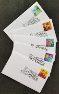USA US Disney Pixar Films Mail A Smile 2012 Cartoon Animation Movie Finding Nemo Toy Story Ant (FDC) - Briefe U. Dokumente