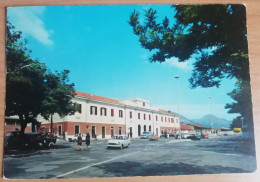 CARTOLINA ANIMATA 1983 ITALIA L'AQUILA AVEZZANO STAZIONE Italy Postcard ITALIEN Ansichtskarten Carte Postale - Avezzano