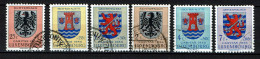 Luxembourg 1956 - YT 520/525 - Wapenschilden, Blasons, Armoiries - Used Stamps