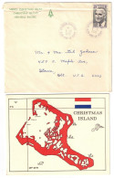 Océanie - Christmas Island - Iles-sous-le-vent - Uturoa-Raiatea - Lettre Pour Les États-Unis (USA) - 11 Octobre 1976 - Christmas Island