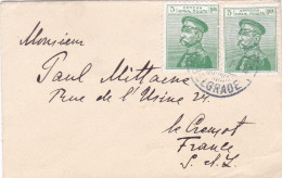 YUGOSLAVIA - Postal History - COVER  1927 TO FRANCE - Briefe U. Dokumente