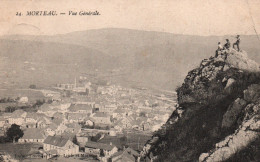 Morteau (Doubs) Vue Générale, Le Rocher Qui Domine La Vallée - Edition Farine Frères Et Droel - Carte N° 24 - Otros & Sin Clasificación