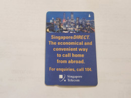 SINGAPORE-(1SSDA)-Singapore Direct-(173)(1SSDA-297937)($5)(tirage-517.036)-used Card+1card Prepiad Free - Singapore