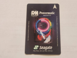 SINGAPORE-(1SSEA)-Powermatic Seagate-(174)(1SSEA-045034)($2)(tirage-55.000)-used Card+1card Prepiad Free - Singapore