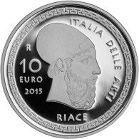 Italia - 10 Euro 2015 - Italia Delle Arti - Bronzi Di Riace, Reggio Calabria - KM# 389 - Italie