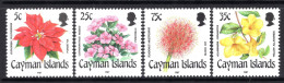 Cayman Islands 1987 Flowers Set MNH (SG 659-662) - Cayman Islands