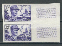 FRANCE N° 984 ** Paire Essai   ND - Color Proofs 1945-…