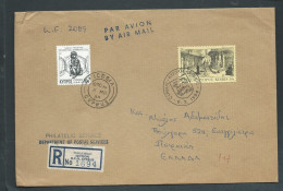 Lettre Recommandée De Chypre Pour La Grece 06/03/1984- Malb 13104 - Storia Postale