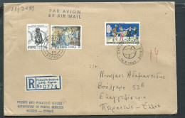 Lettre Recommandée De Chypre Pour La Grece 13/03/1983  - Malb 13107 - Covers & Documents