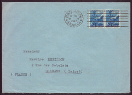 ITALIE ENVELOPPE DE 1947 SAN REMO POUR ORLEANS - 1946-47 Période Corpo Polacco