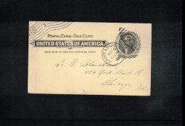 USA 1900 Postal Stationery Interesting Postcard - ...-1900