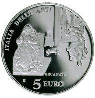 Italia - 5 Euro 2016 - Italia Delle Arti - Chiesa Di Sant'Agostino, Recanati - KM# 397 - Italia