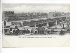 PHILADELPHIA. GIRARD AVENUE BRIDGE. FAIRMOUNT PARK. - Philadelphia