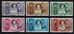 Luxembourg 1953 - Y/T 465/470 - Wedding Of The Princess Josephine-Charlotte Of Belgium And Hereditary Grand Duke Jean - Used Stamps